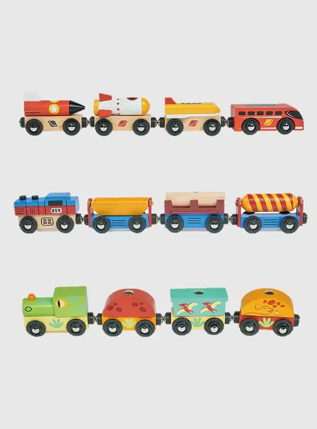 Lote de juguetes para niños pequeños «Adventure Trains»