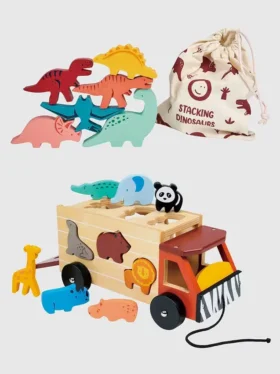 Lote de juguetes para niños pequeños «Exploradores: Clasificar y apilar»