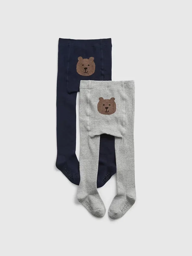 Mallas con ositos para niños pequeños (pack de 2)