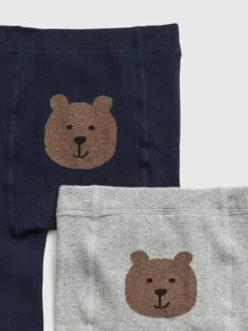 Mallas con ositos para niños pequeños (pack de 2)