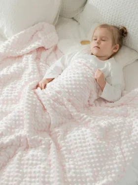 Manta de bambú «Little Pink Cozy Cloud»