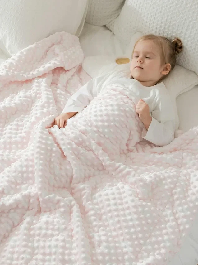 Manta de bambú «Little Pink Cozy Cloud»