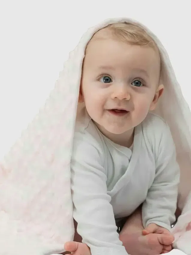 Manta de bambú «Little Pink Cozy Cloud»