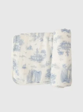 Manta de bambú para bebé «Spring Toile» de The Gilded Bird