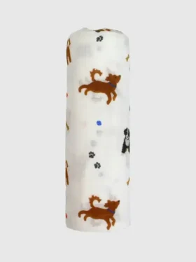 Manta envolvente Bamboo Little Dogs