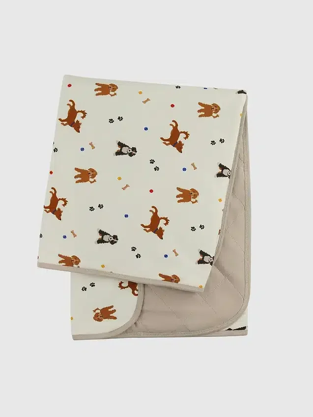 Manta para bebé «Little Dogs» de bambú
