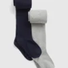 Medias básicas de punto para niños (pack de 2)