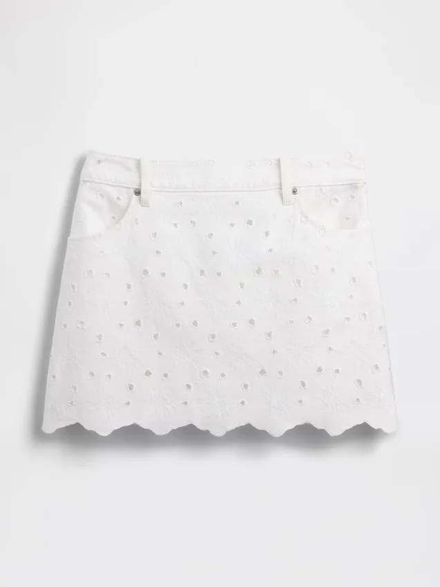 Minifalda bordada