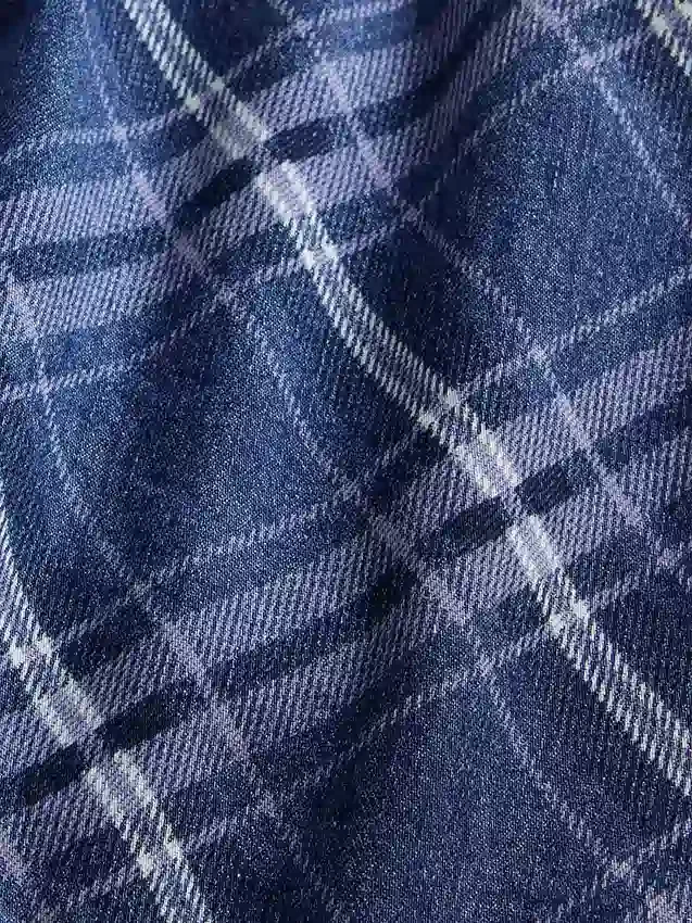 Minifalda vaquera a cuadros