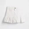 Minifalda vaquera con volantes para niña