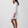 Minivestido con ribete de encaje