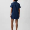 Minivestido de camisa vaquera ultrasuave