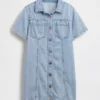 Minivestido de camisa vaquera ultrasuave
