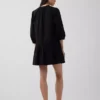 Minivestido de cintura baja con ribete de encaje