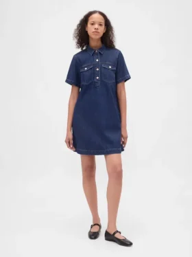 Minivestido de denim ultrasuave