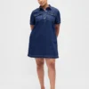 Minivestido de denim ultrasuave