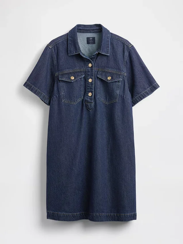 Minivestido de denim ultrasuave