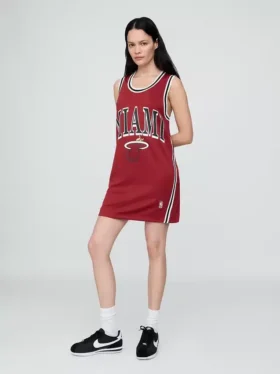 Minivestido de jersey reciclado de los Miami Heat de la NBA