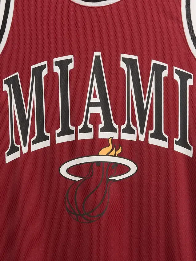 Minivestido de jersey reciclado de los Miami Heat de la NBA