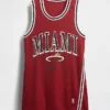Minivestido de jersey reciclado de los Miami Heat de la NBA