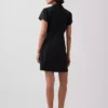 Minivestido tipo camisa con cintura imperio