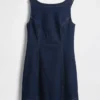 Minivestido vaquero con cuello barco