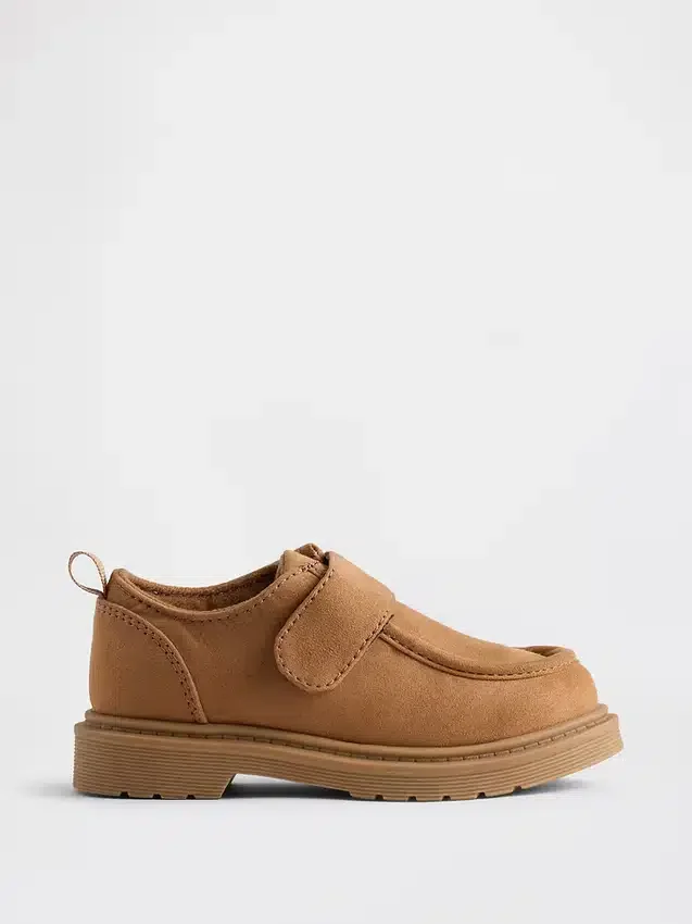 Mocasines de ante vegano para niños pequeños