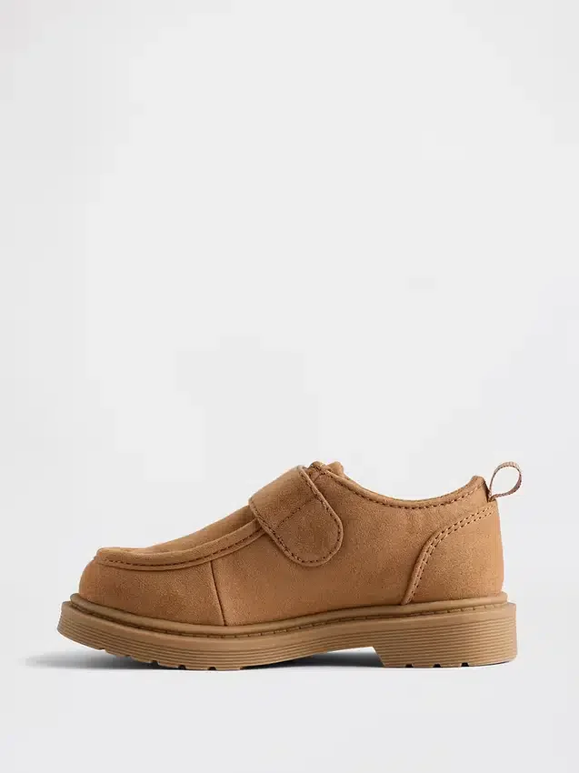Mocasines de ante vegano para niños pequeños