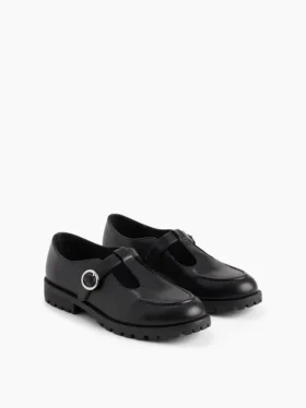 Mocasines infantiles con correa en T