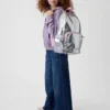 Mochila infantil con colgantes metalizados