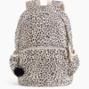 Mochila infantil con estampado de leopardo