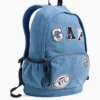Mochila infantil de vaquero con parches con el logotipo