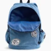 Mochila infantil de vaquero con parches con el logotipo