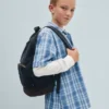 Mochila infantil de vaquero y pana
