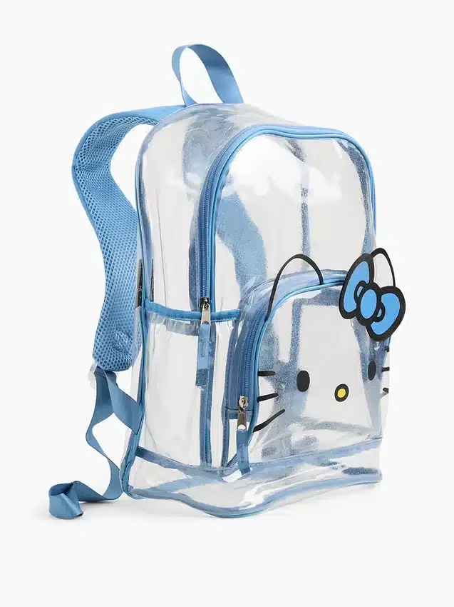 Mochila transparente para niños de Hello Kitty