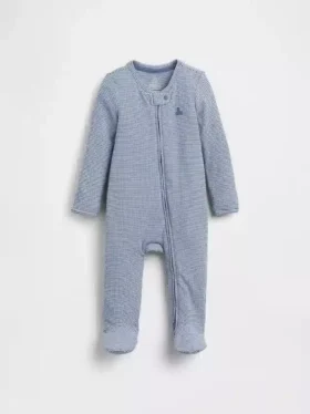 Mono con pies a rayas «Tinyrib» de la colección «Baby First Favorites»