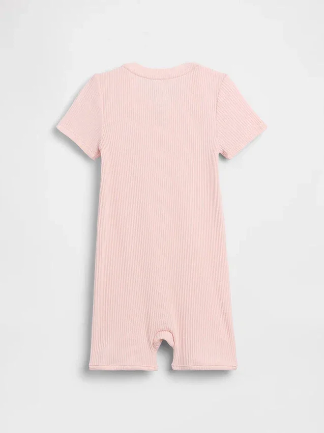Mono corto «Baby First Favorites» de punto de canalé fino