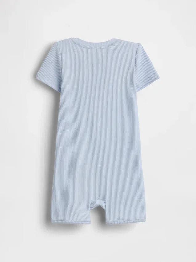 Mono corto «Baby First Favorites» de punto de canalé fino