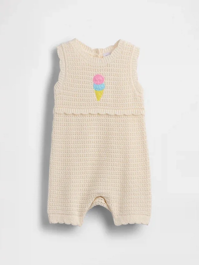 Mono corto de ganchillo «Baby Ice Cream»