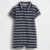 Mono corto de polo de jersey para bebé