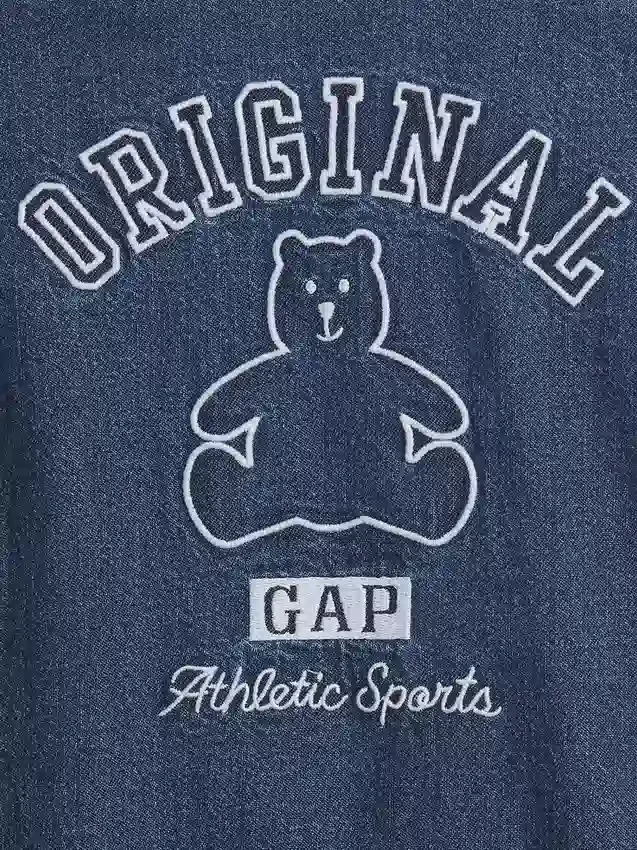 Mono corto de vaquero para bebé con el Gap Logo