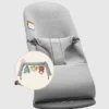 Pack Bliss de BabyBjörn con hamaca de jersey 3D y peluche