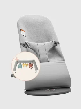Pack Bliss de BabyBjörn con hamaca de jersey 3D y peluche