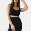 Pack de dos leggings y pantalones cortos de ciclista posparto de Ingrid e Isabel