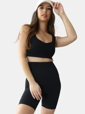Pack de dos leggings y pantalones cortos de ciclista posparto de Ingrid e Isabel