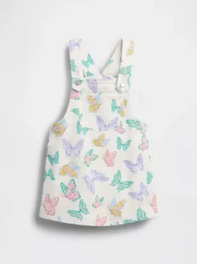 Pantalón-falda con estampado de mariposas para bebés y niños