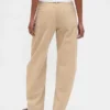 Pantalones acampanados de pana de talle alto