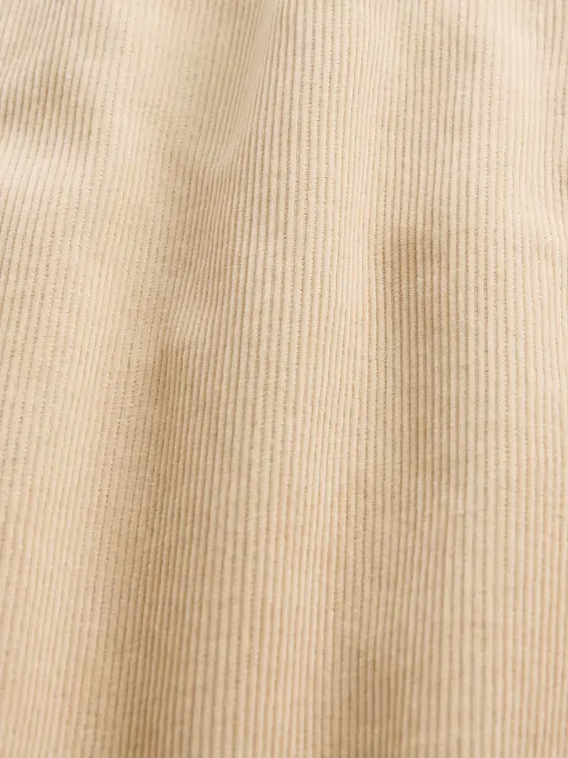 Pantalones acampanados de pana de talle alto