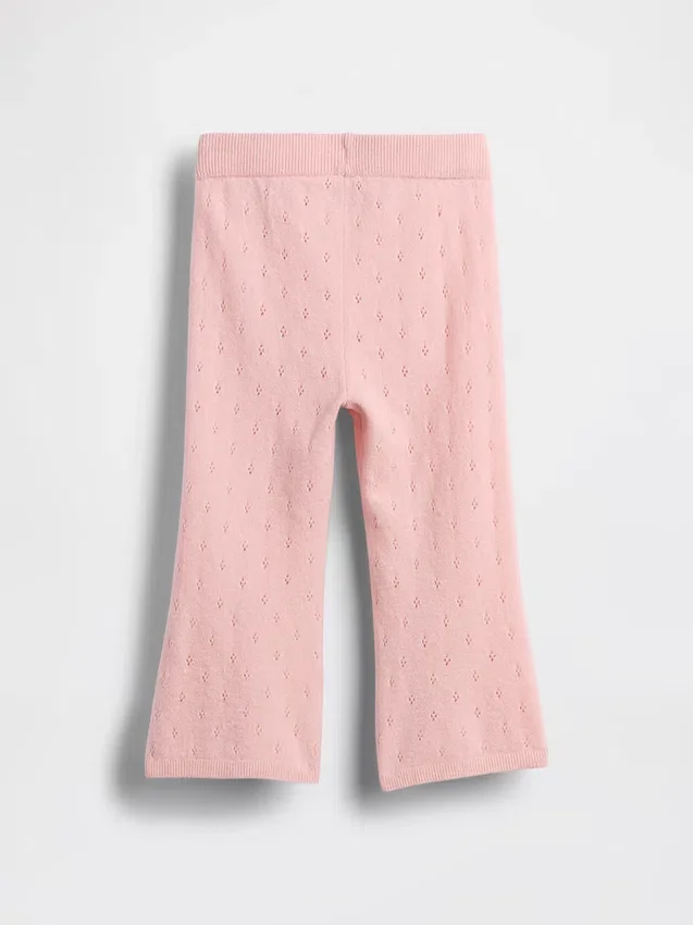 Pantalones acampanados de punto «Pointelle» CashSoft para bebés y niños pequeños