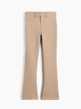 Pantalones acampanados de uniforme para niños, de tejido Ponte